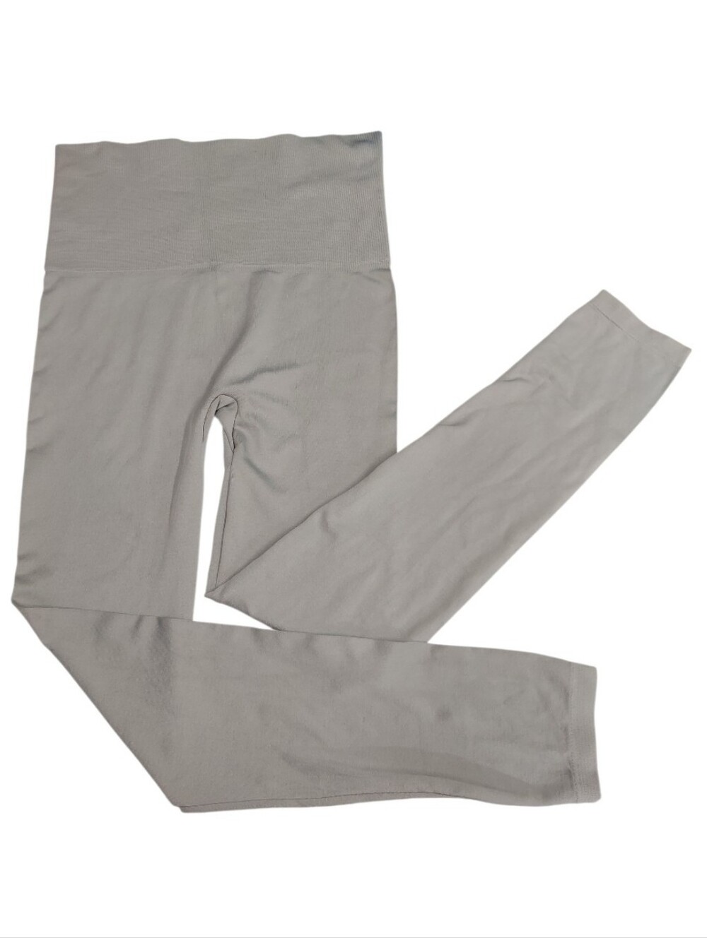 Yelete Seamless Light Gray High-Waist Leggings Activewear